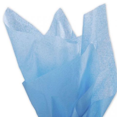 100 x Baby Blue Acid Free Tissue Packing Paper Sheets Gift Party Clothes Wrap