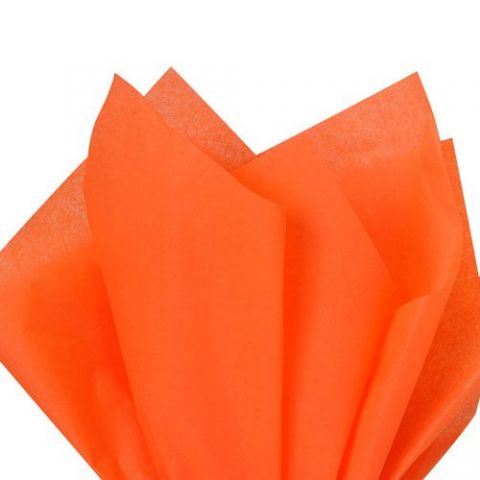 100 x Orange Acid Free Tissue Packing Paper Sheets Gift Party Clothes Wrap