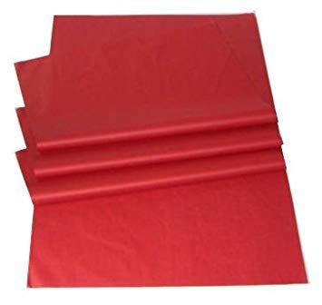 100 x Red Acid Free Tissue Packing Paper Sheets Gift Party Clothes Wrap