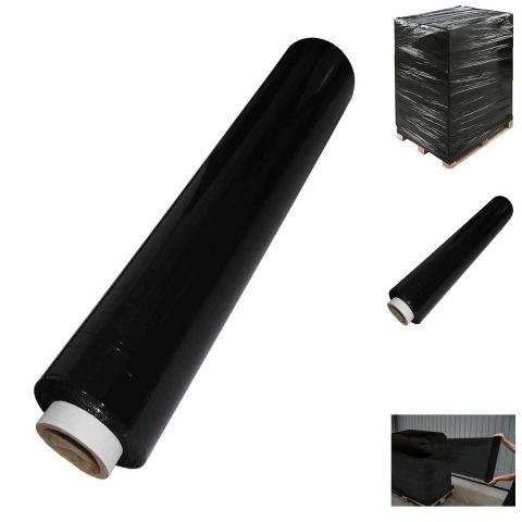 36 Black Pallet Stretch Wrap | Standard Core