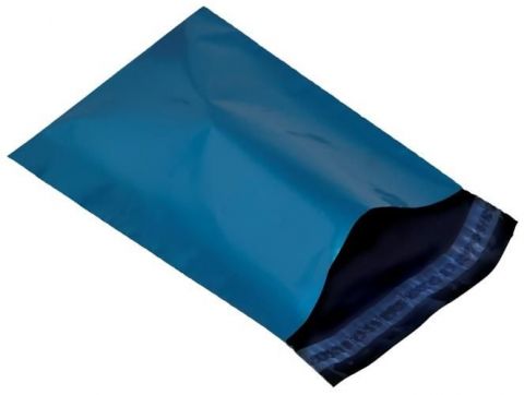 25 X SMALL BLUE POSTAGE MAILING PARCEL BAGS | 8.5x13 " ( 215x330 mm )