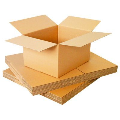 5 X Medium DW Cardboard Packing Storage Boxes 14x14x14 " | 35CM | 46L Litres