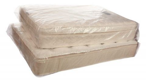 KING SIZE MATTRESS CLEAR POLY COVER STORAGE BAGS
