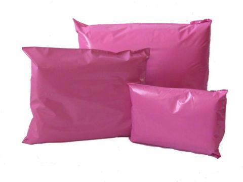 50 X MEDIUM A4 PINK POSTAGE MAILING PARCEL BAGS | 10x14 " ( 250x350 mm )