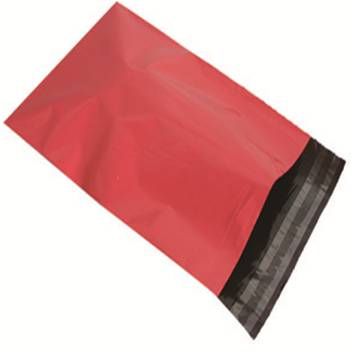 50 X SMALL RED POSTAGE MAILING PARCEL BAGS | Size 6x9 " ( 165x230 mm )