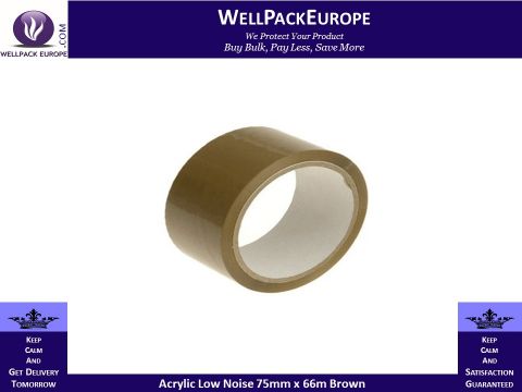 Acrylic Low Noise Brown 8 Rolls